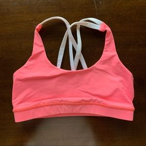 Lululemon Hot Pink Energy Bra